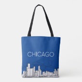 Tote Bag Ciel de Chicago (Dos)