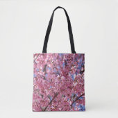 Tote Bag Ciel Rose de Cerisier Sakura (Devant)