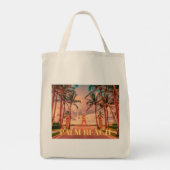 Tote Bag Ciel rose de Palm Beach pittoresque (Dos)