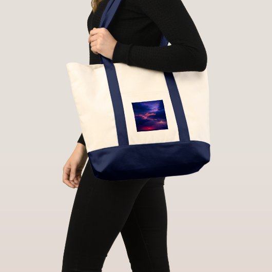 Tote Bag Ciel sans limites - Eaux profondes (Devant (produit))