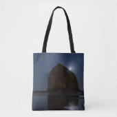 Tote Bag Ciels au-dessus de Haystack Rock | Cannon Beach, O (Devant)
