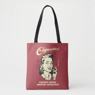 Tote Bag Cigarettes : Le Cancer Peut-Être Def Doux.