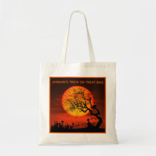 Tote Bag Cimetière déplaisant Tic ou traitement personnalis