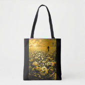 Tote Bag cimetière Jack O'Lantern (Devant)