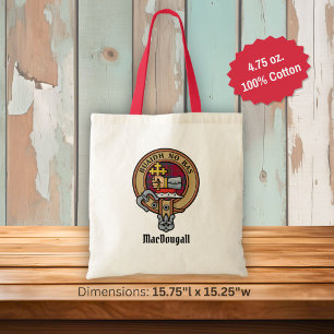 Tote Bag Cimier du clan MacDougall sur tartan