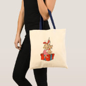Tote Bag Cindy Lou Who and Max on a Present (Devant (produit))