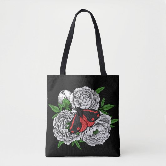 Tote Bag Cinnabar moth (Devant)