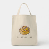 Tote Bag Cinnamon Bun swedish Kanelbulle Funny (Dos)