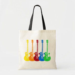 Tote Bag Cinq guitares électriques