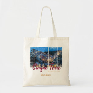Tote Bag Cinque Terre Riomaggiore Souvenir vintage italien