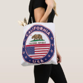 Tote Bag circle design, (De près)