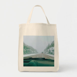 Tote Bag Circuit en Suède sous la neige