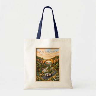 Tote Bag Circuit routier 3D texturé Kentucky USA Red River
