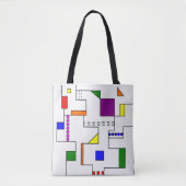 Tote Bag Circuits de Bauhaus (Devant)