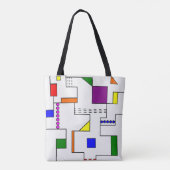 Tote Bag Circuits de Bauhaus (Dos)