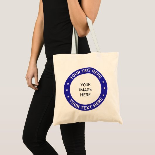 Tote Bag Circular Design for Office Campaign (Devant (produit))