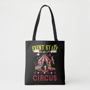 Tote Bag Circus Event Staff Fundy Party Carnival Crew