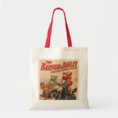 Tote Bag Cirque Avec Des Hommes À Cheval. (Devant)