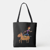 Tote Bag Cirque Rodéo Équitation (Dos)