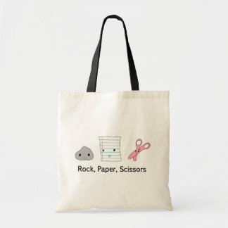 Tote Bag Ciseaux de papier de roche