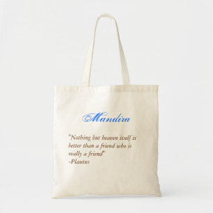 Tote Bag Citation 2 d'emballage de demoiselles d'honneur