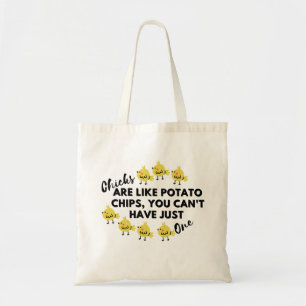 Tote Bag Citation amusante de poulet : Les poussins sont co