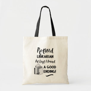 Tote Bag Citation amusante du bibliothécaire à la retrait