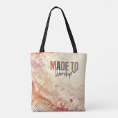 Tote Bag Citation chrétienne inspirée faite pour le culte (Dos)