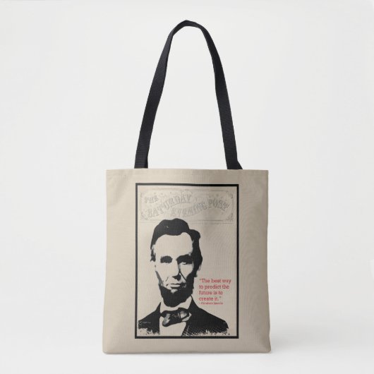 Tote Bag Citation d'Abe Lincoln (Devant)