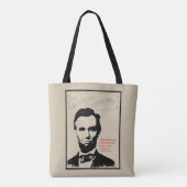 Tote Bag Citation d'Abe Lincoln (Dos)