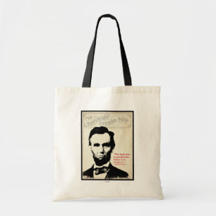 Tote Bag Citation d'Abe Lincoln