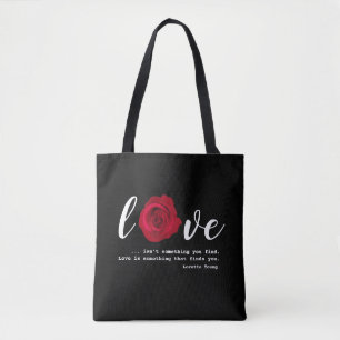 Tote Bag Citation d'amour Cadeau de la Saint-Valentin