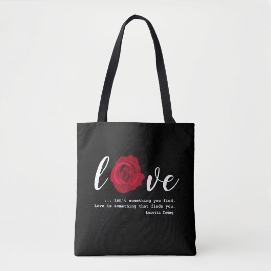 Tote Bag Citation d'amour Cadeau de la Saint-Valentin (Devant)