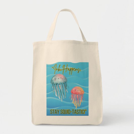 Tote Bag citation d'animal océanique (Devant)