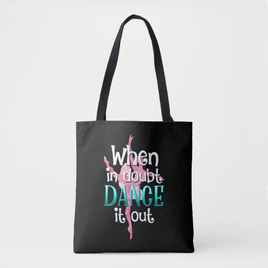 Tote Bag Citation Danseuse de ballet Pirouette Ballerina (Devant)