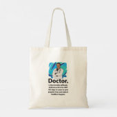 Tote Bag Citation d'appréciation pour les médecins (Dos)