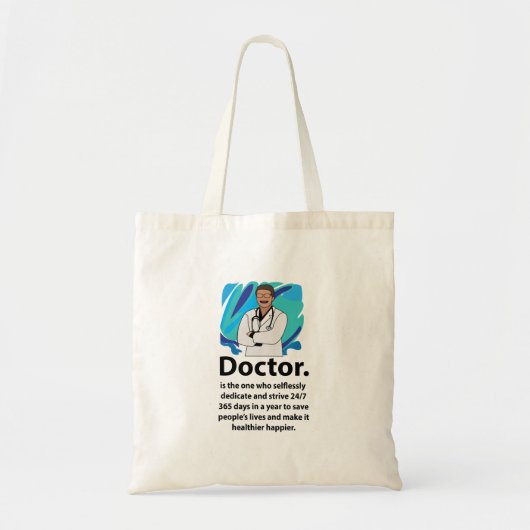 Tote Bag Citation d'appréciation pour les médecins (Devant)