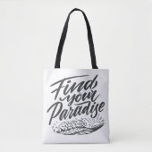 Tote Bag Citation de Beach Paradise (Devant)