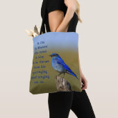 Tote Bag Citation de Bluebird (De près)