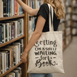 Tote Bag Citation de cadeau littéraire pour amateur de livr