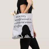 Tote Bag citation de café (De près)