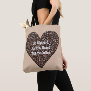 Tote Bag Citation de café amusante