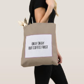 Tote Bag Citation de café drôle (De près)