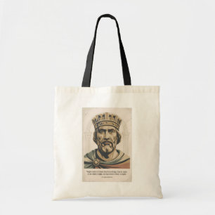 Tote Bag Citation de Charlemagne Francs Illustration Vintag