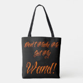 Tote Bag Citation de cuisine d'Halloween (Dos)