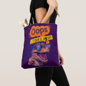Tote Bag citation de dinosaure (De près)