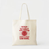 Tote Bag Citation de fille Leo (Devant)