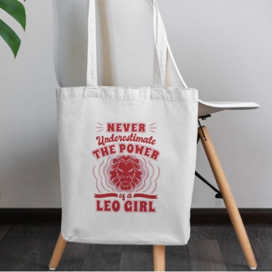 Tote Bag Citation de fille Leo