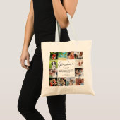 Tote Bag Citation de grand-mère, script moderne, 12 photos (Devant (produit))