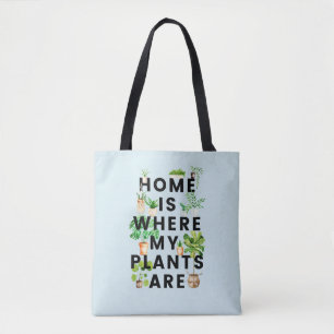 Tote Bag Citation de jardinage de plantes d'intérieur à l'a